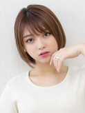 西葛西にある美容室「トゥーヘア（too hair ）」のヘアスタイル「クールなストレートボブ」